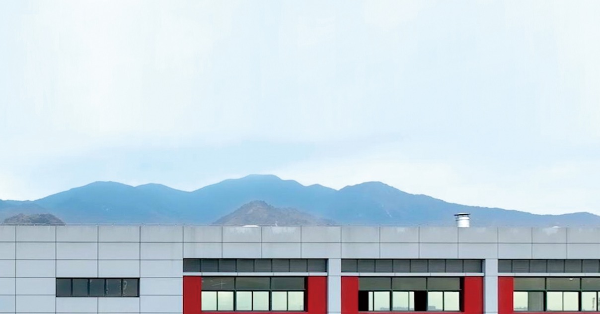 Office furniture factory exterior