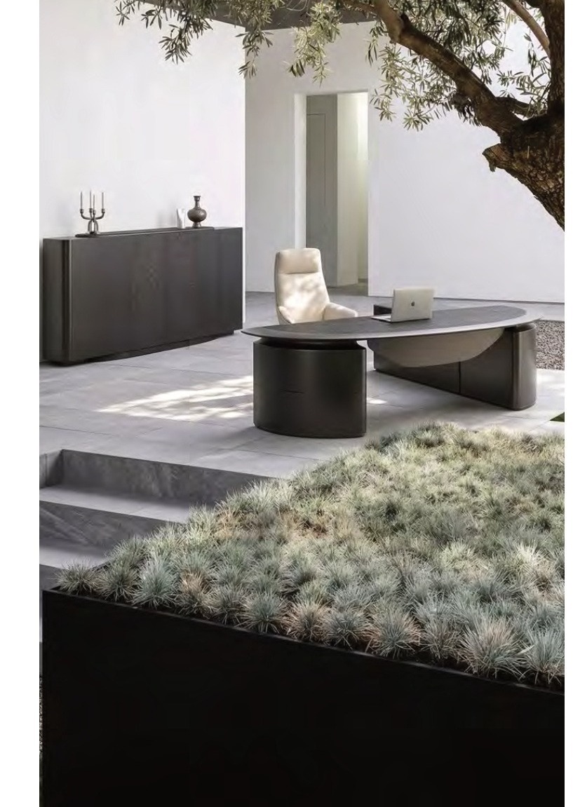 Executive desk detail