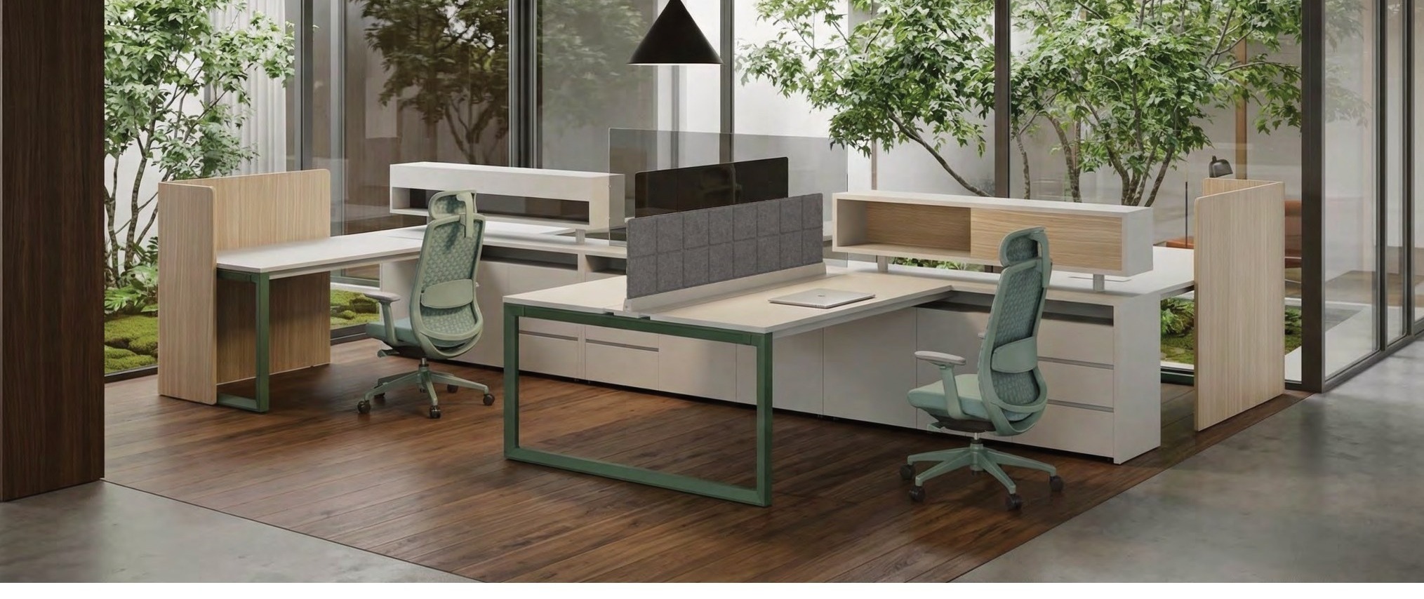 Staff workstation style