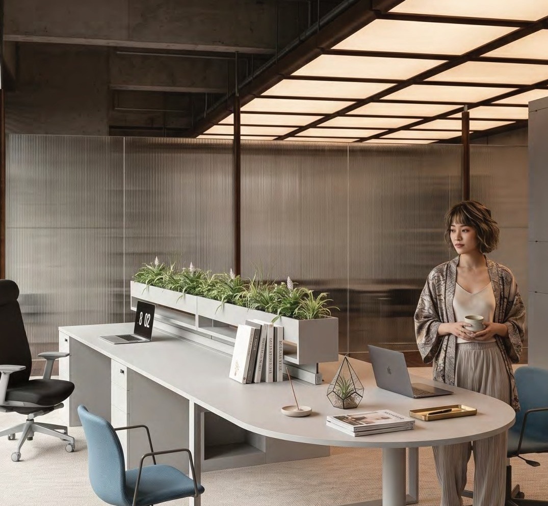 Staff workstation plan
